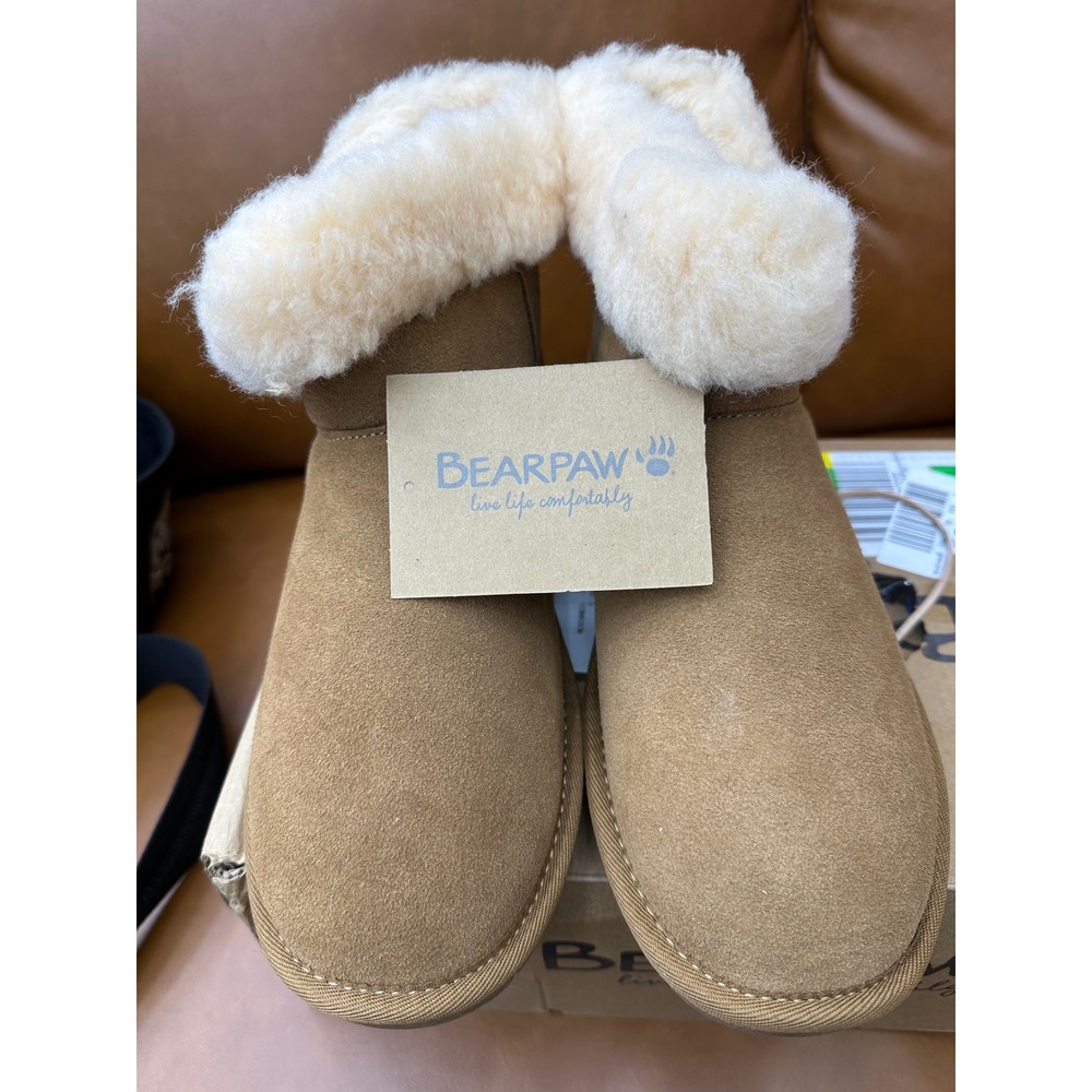 Bearpaw Franie‎ Boots Women Size 8 Hickory